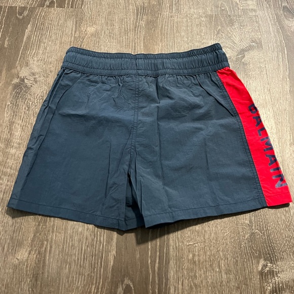 BALMAIN***Men’s Navy + Red Swim Shorts***Med. **$485 - Picture 3 of 3